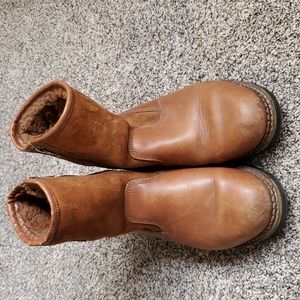 Men's Tecnica Country shearling sheepskin wool winter boots. Sz 8 1/2 in Leather